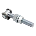 Cerniera in acciaio regolabile M20 per cancelli ad anta – zincata, L150 mm 001-350 (2)